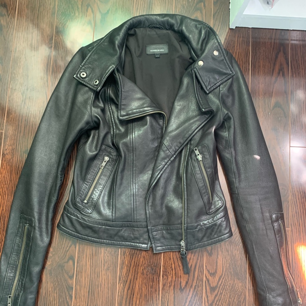 Mackage Kenya Black Leather Jacket